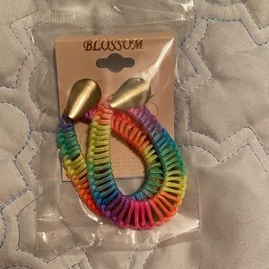 Tie dye earrings